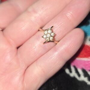Park Lane Flower Cluster Ring, sz ~6.5